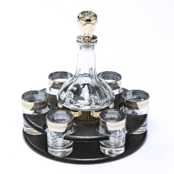 Мини-бар "Барроко" барная стойка, графин, 6 стопок 7866323 Мини-бар "Барроко" барная стойка, графин, 6 стопок 7866323