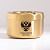 Пепельница из нержавеющей стали "Очень важная персона", 8 х 5.4 см, золото   10086146